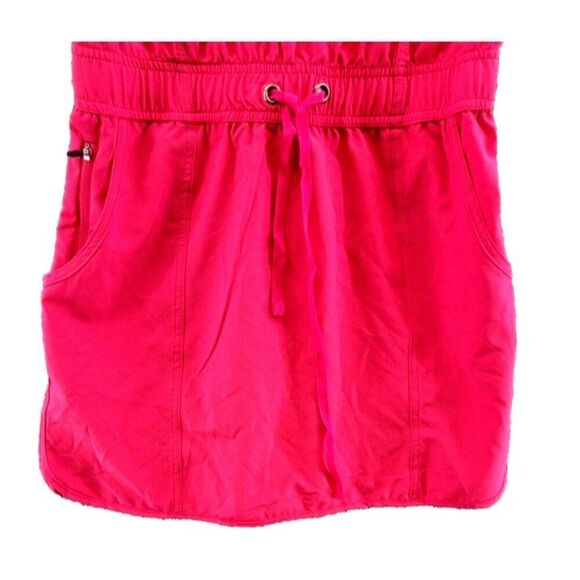 Mountain and Isles XS Dark Pink Dress Drawstring Pockets Performance Sleeveless - Picture 3 of 6
